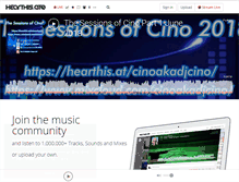 Tablet Screenshot of hearthis.at